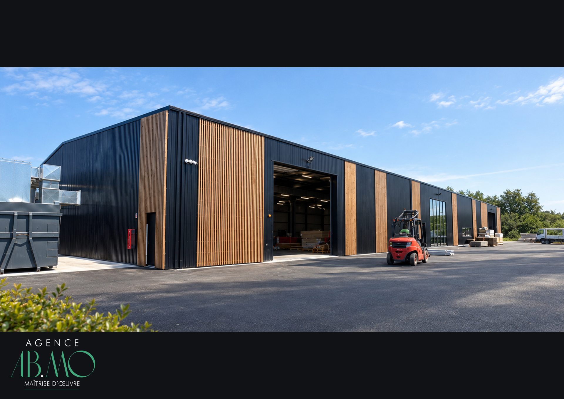 Extension d’un bâtiment industriel à Aizenay – Agence ABMO maître d’œuvre en Vendée Extension d'un bâtiment industriel à Aizenay - Agence ABMO maître d'œuvre en Vendée