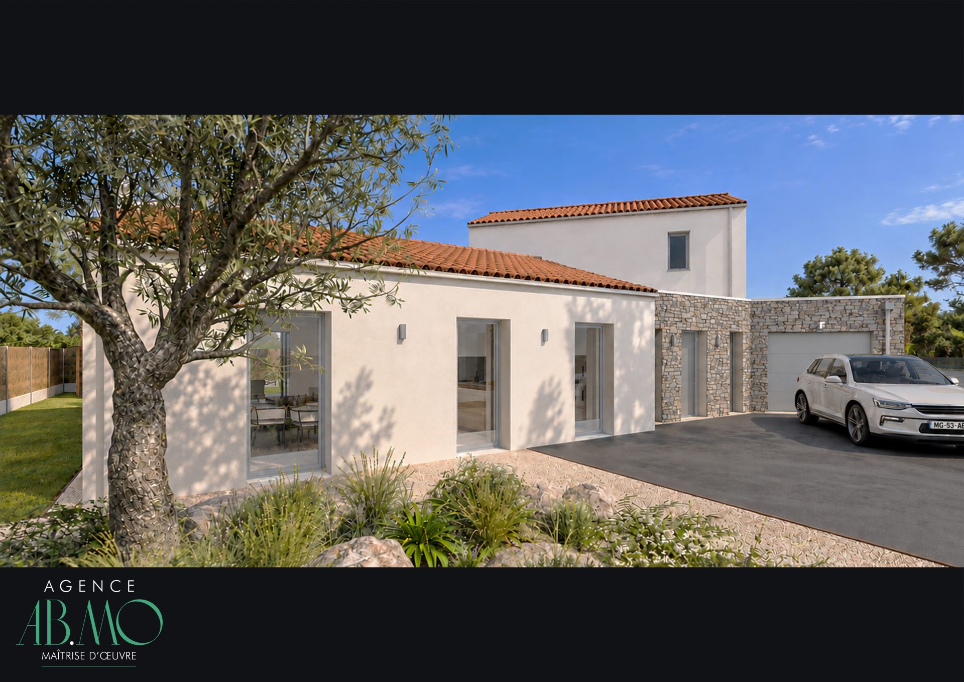 Extension et rénovation d'une maison à Brem-sur-Mer en Vendée par l'agence AB.MO, maître d’œuvre à Brem-sur-Mer